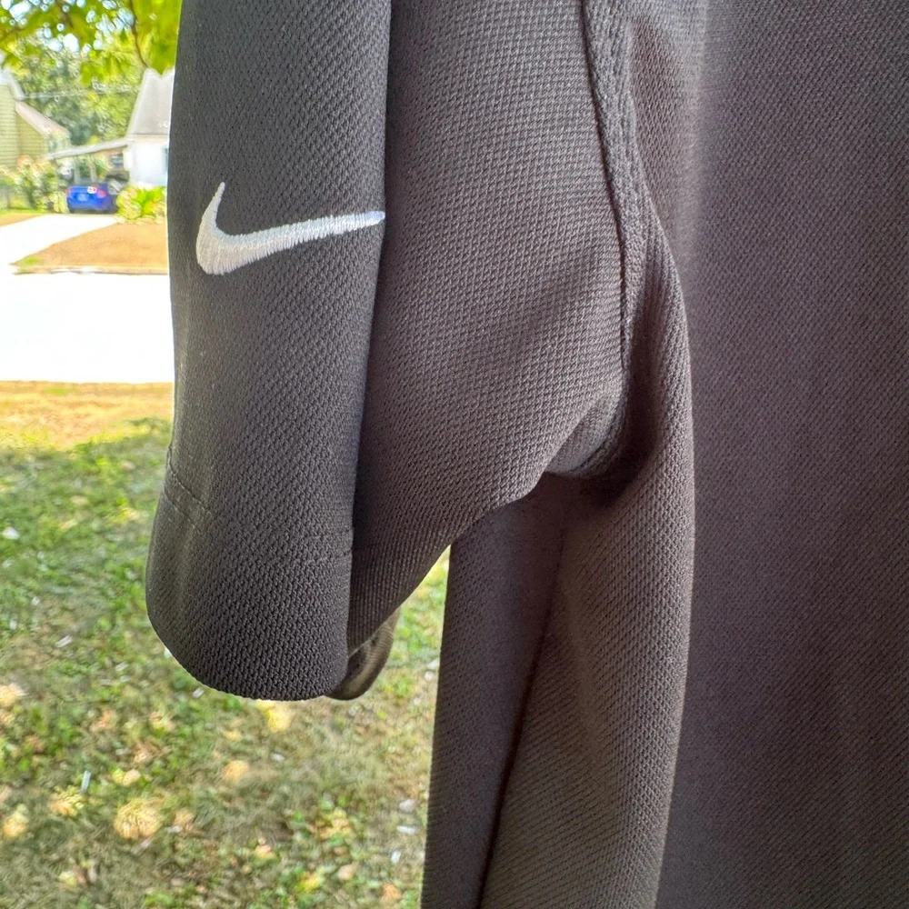 Nike Black Polo Shirt with‎ Yellow Logo